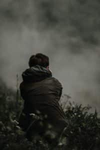 girl in forest