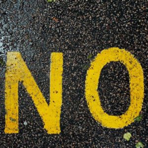 no sign on road